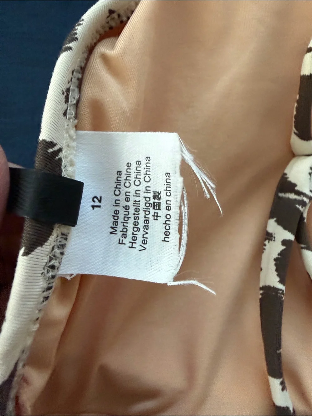 J. Crew Brown and Cream Leopard-Print One-Piece Swimsuit
